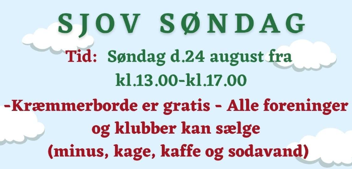 🎉 Sjov Søndag i Kvarteret 🎉 - Glæd jer til en festlig eftermiddag for hele familien! 📅 Søndag d. 24. august. 🕐 Kl. 13.00 – 17.00📍 De grønne arealer ved Aktivitetshuset.